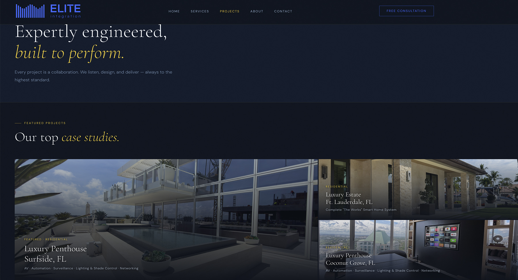 Selected work — view all projects